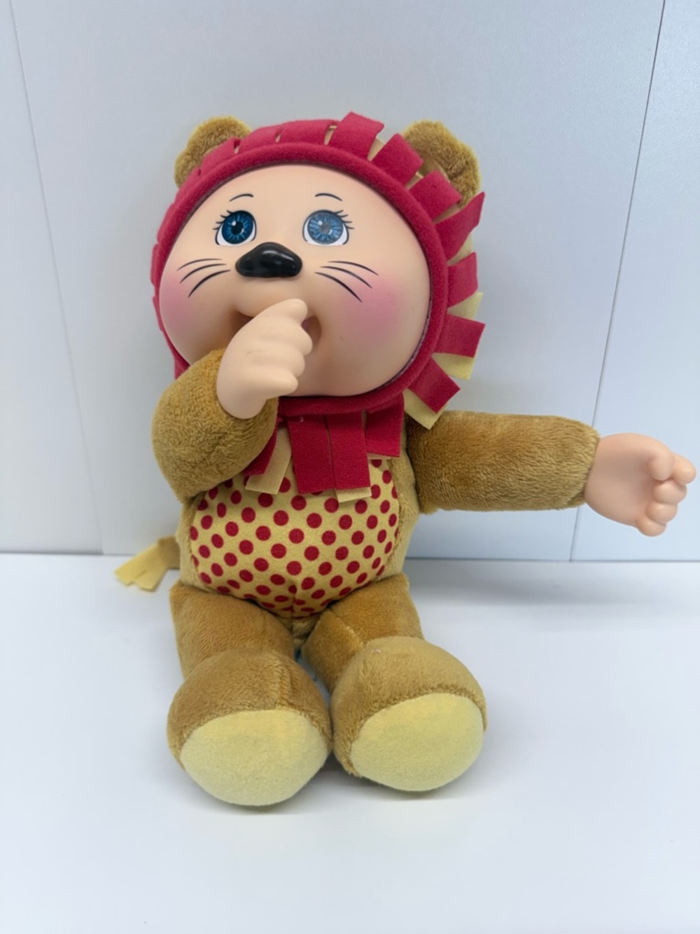 Cabbage Patch Kids Baby Lion Collectible Doll Polka Dots Soft Toy